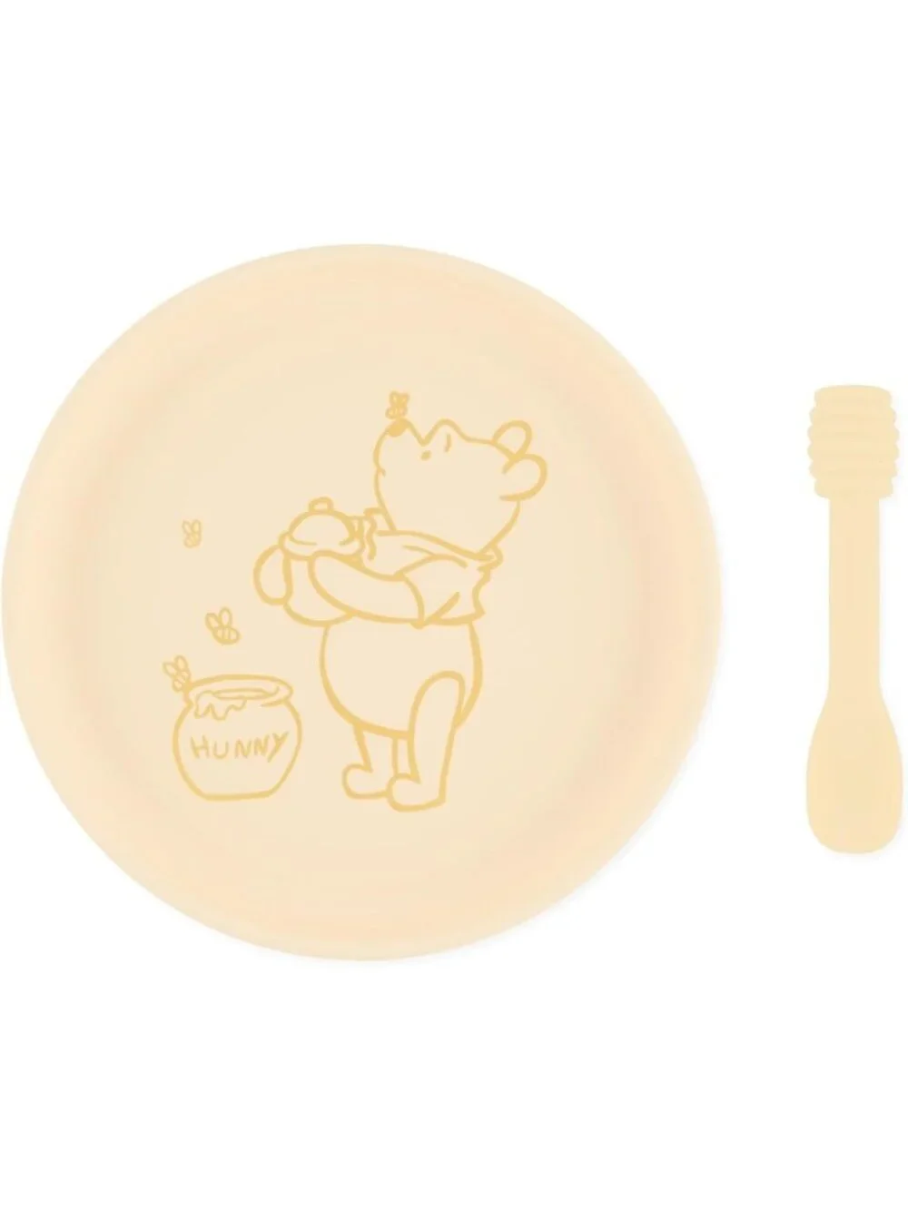 Silicone Baby Plate & Spoon Set for Toddlers, Microwave Safe, Baby Led Weaning